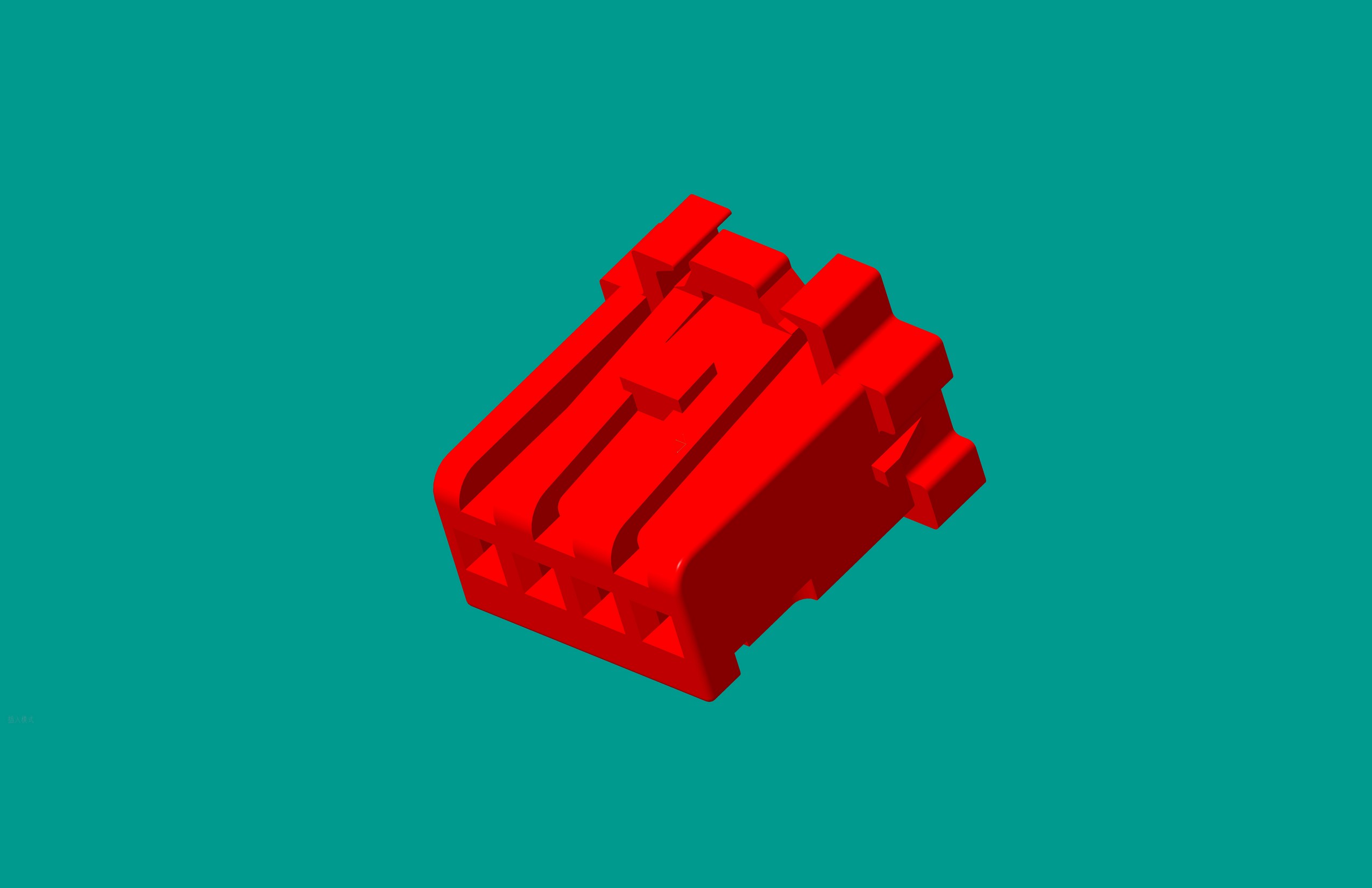 2.0間距，PNIRP-04V-S紅色