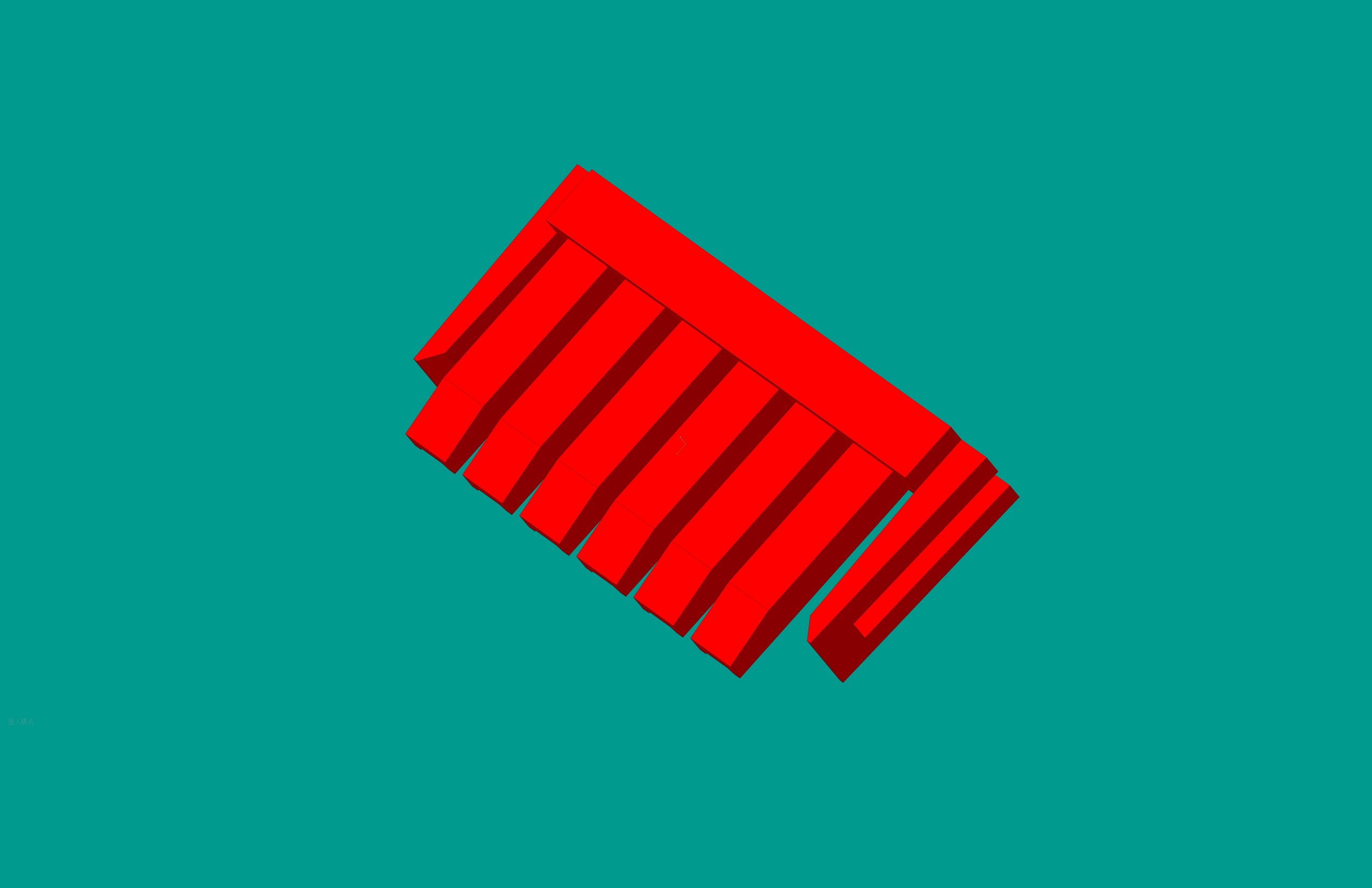 2.0間距，PNIS-06V鎖定片/紅色/