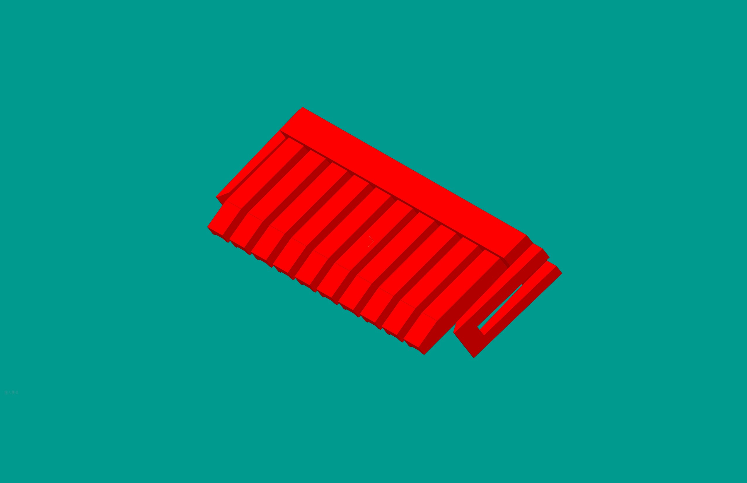 2.0間距，PNIS-10V鎖定片/紅色/