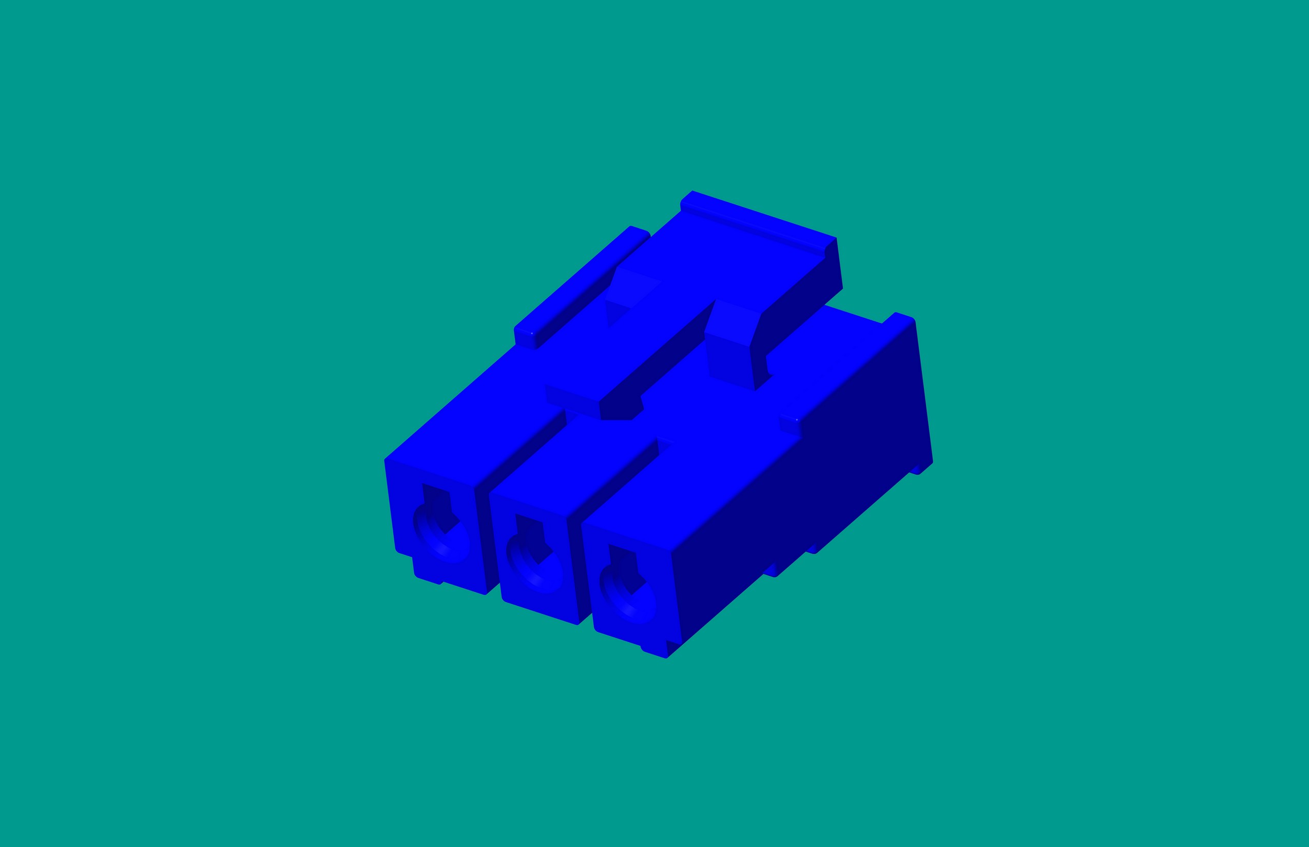 2.1洗衣機(jī)塑件-3孔藍(lán)色-高灼熱絲