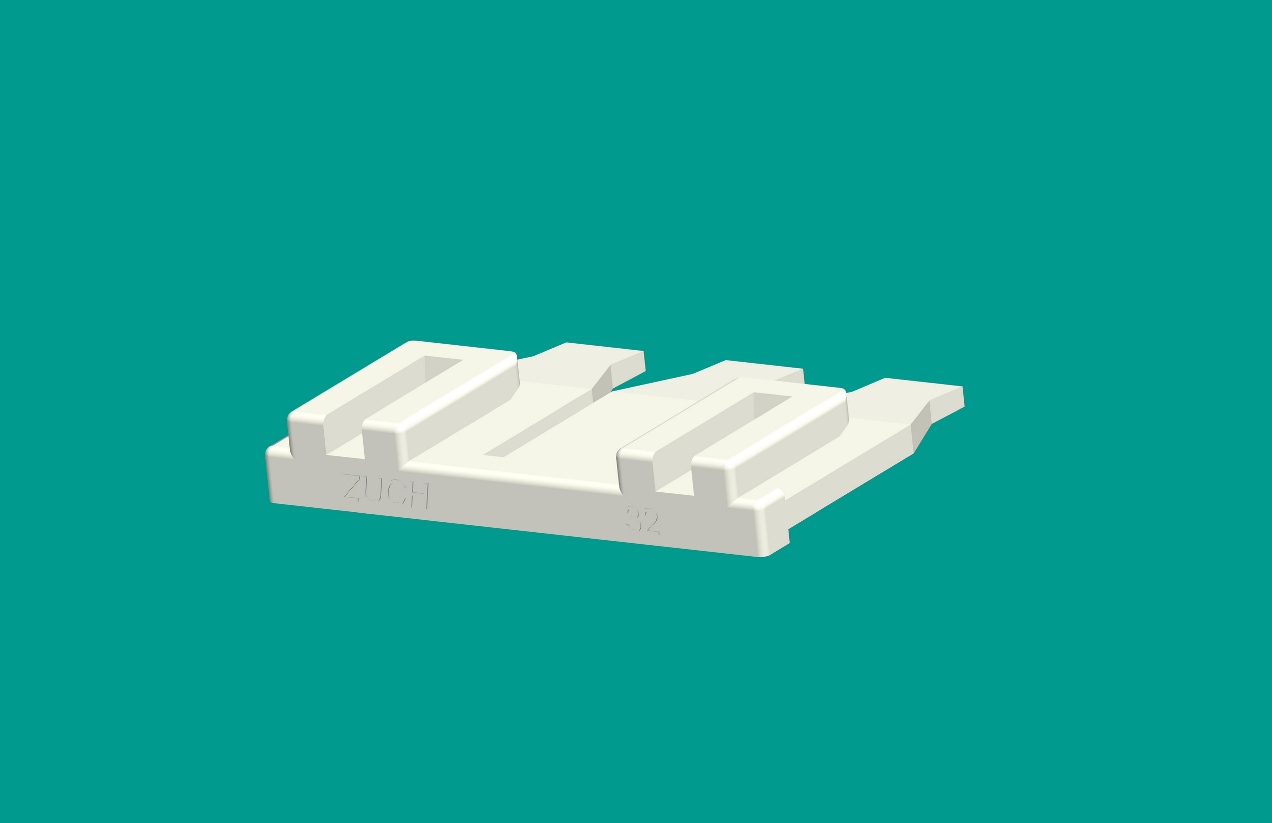 MG631168-2(MG三孔鎖片)白色-普通PA66